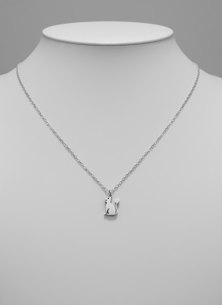 Colar Silver Cat