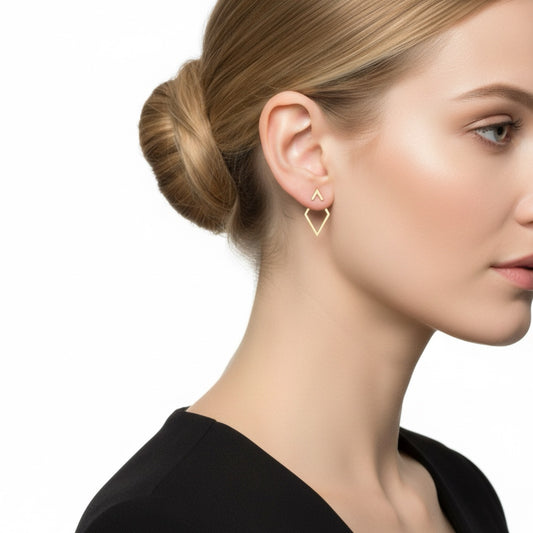 Brincos Golden Diamond