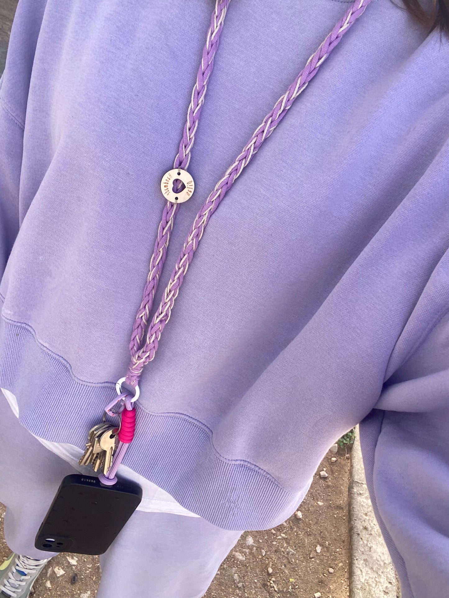 Cordão Lavender Heart