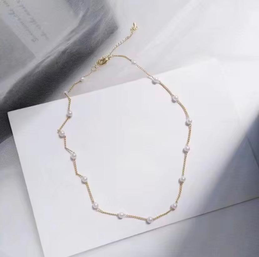 Colar Gold & Pearl