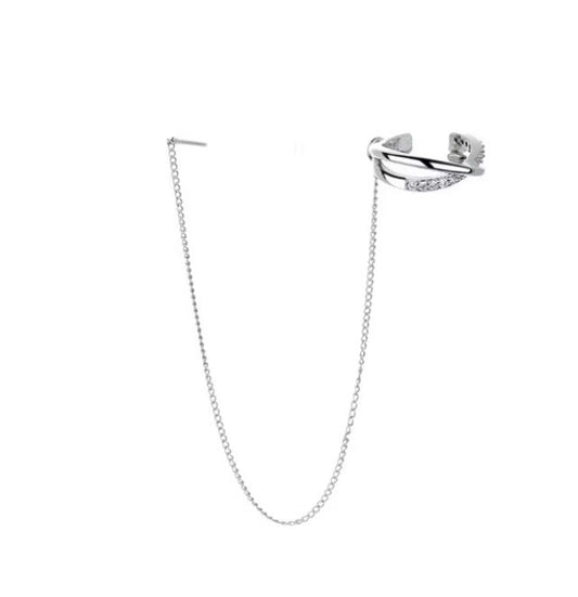 Brinco Wave Chain Cuff