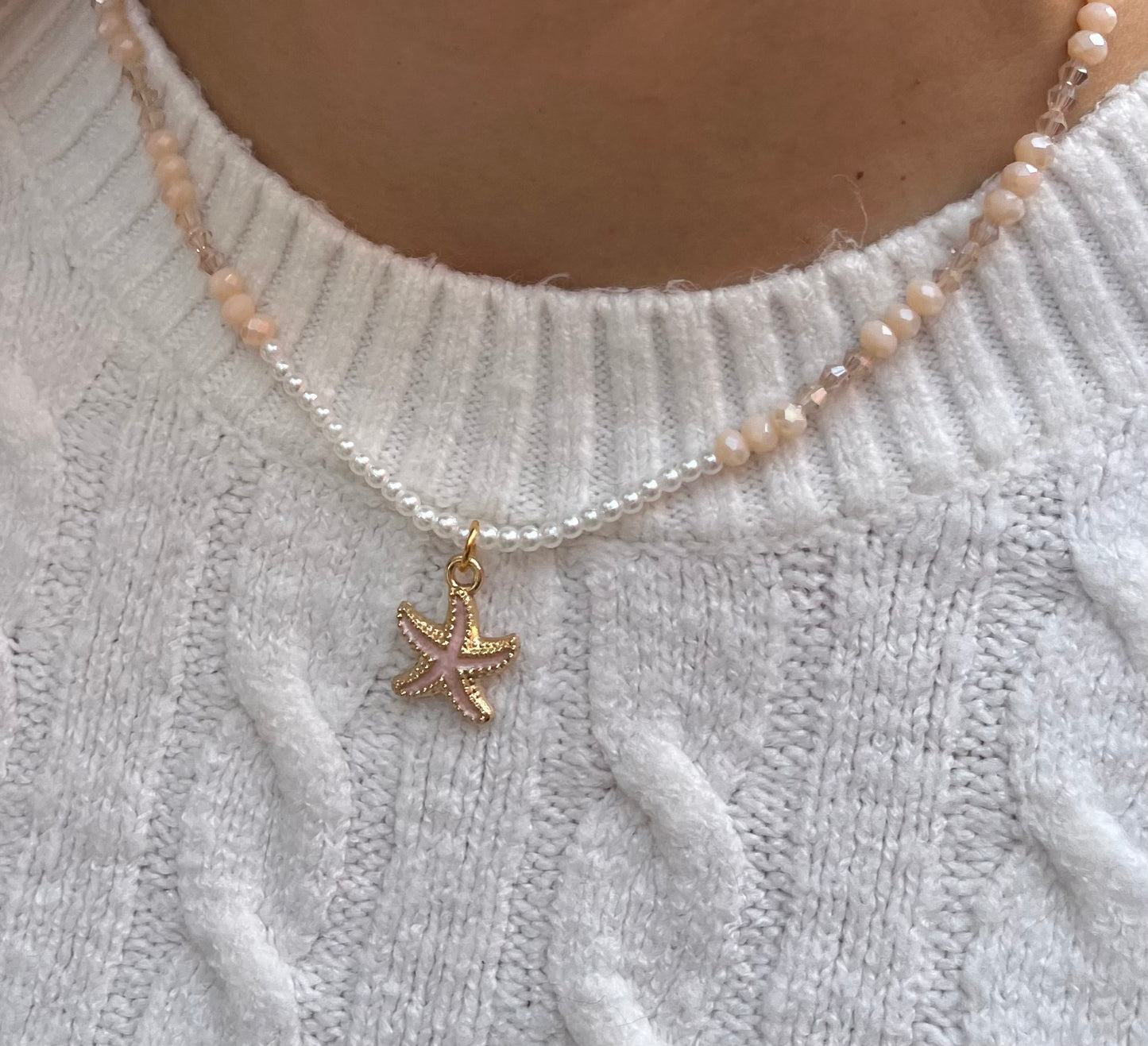 Colar Sea Star Pink