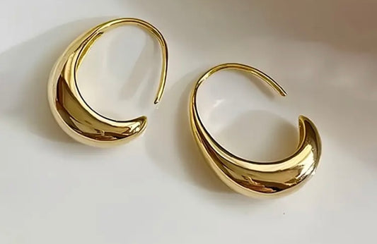 Brincos Back Open Hoops