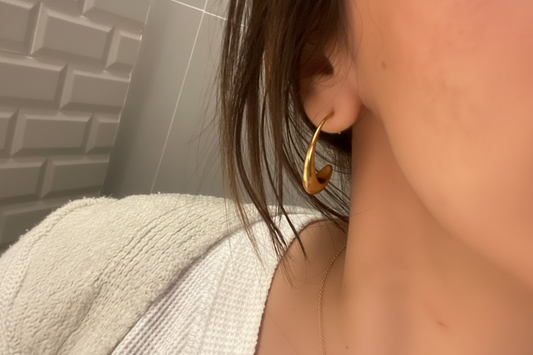 Brincos Back Open Hoops