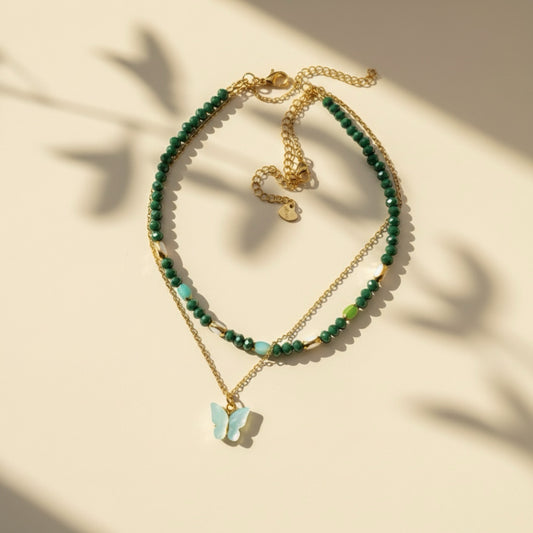 Colar Emerald Wing