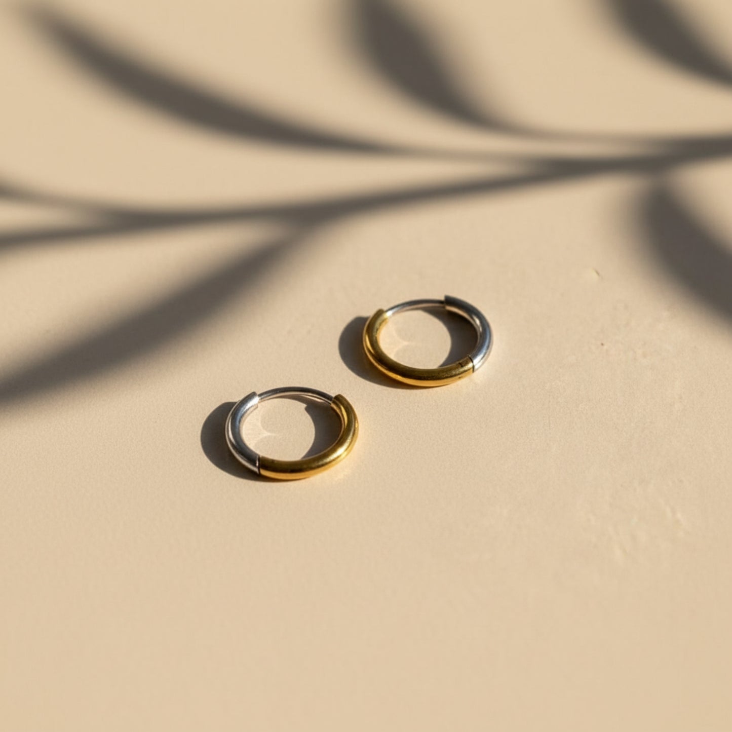Brincos GoldSilver Mini Hoops