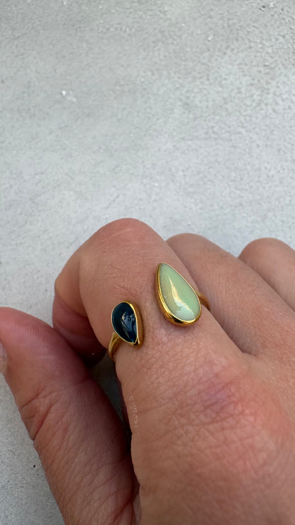 Anel Eclipse Verde