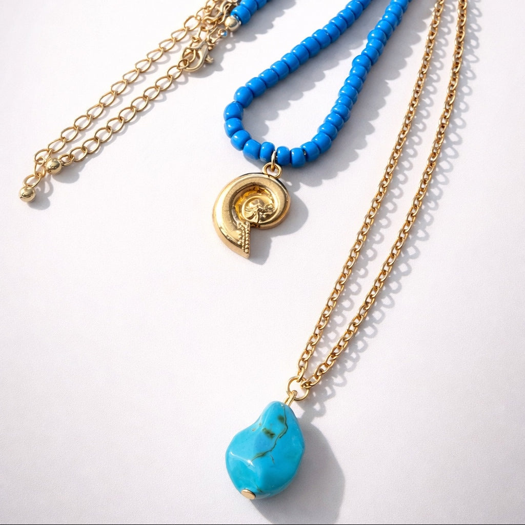 Conjunto Blue & Gold