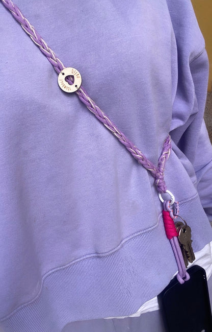 Cordão Lavender Heart