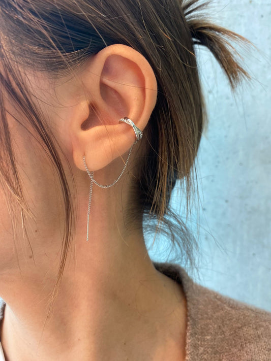 Brinco Wave Chain Cuff